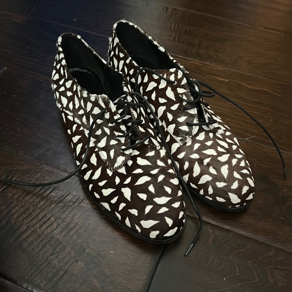 Print Oxford shoes